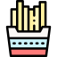 French fries icon 64x64