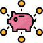 Piggy bank icon 64x64