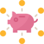 Piggy bank icon 64x64