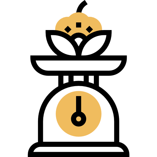 Kitchen scale icon