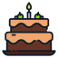 Birthday cake icon 64x64