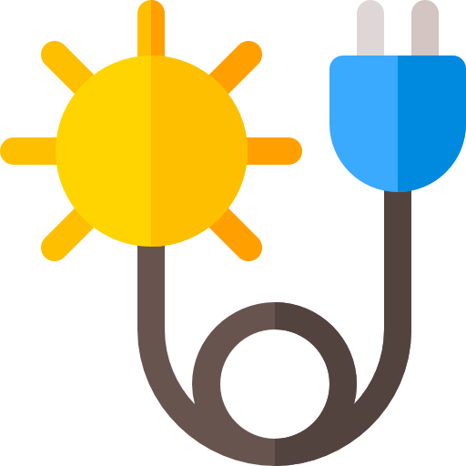 Solar plug icon