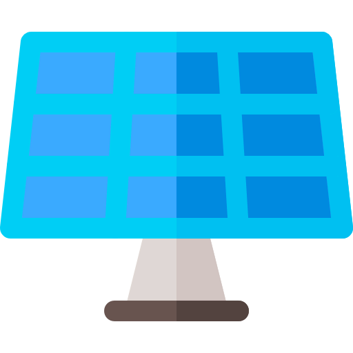 Solar panel icon