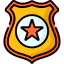 Police badge icon 64x64