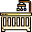 Baby crib icon 64x64