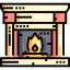 Fireplace icon 64x64