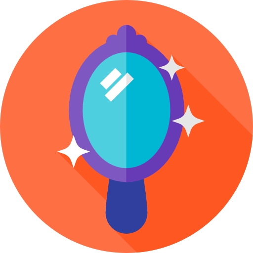 Magic mirror icon