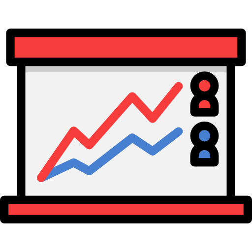 Line chart icon