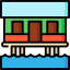 Stilt house icon 64x64
