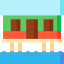 Stilt house icon 64x64