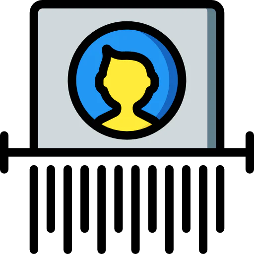 Shredding icon
