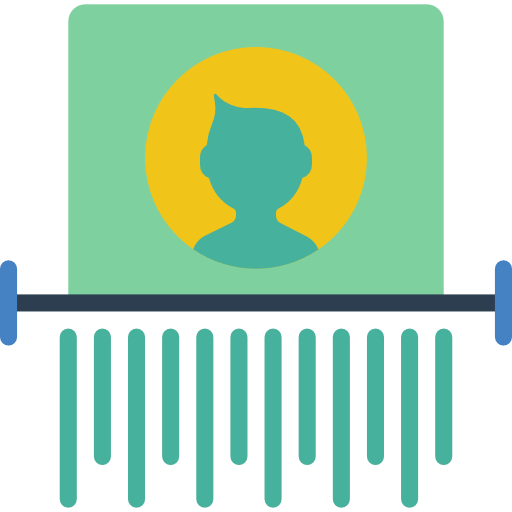 Shredding icon