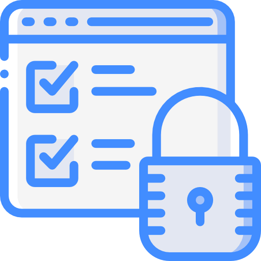Secure data icon