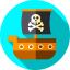 Pirate ship icon 64x64