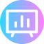 Bar chart icon 64x64