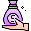 Money bag icon 64x64