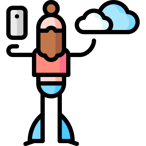 Cloud storage icon
