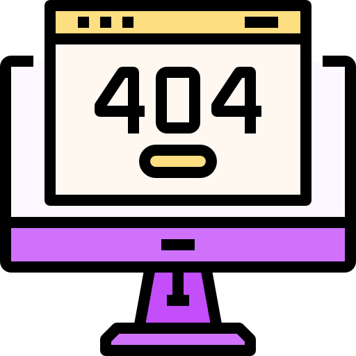 Error 404 icon