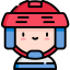 Hockey player icon 64x64