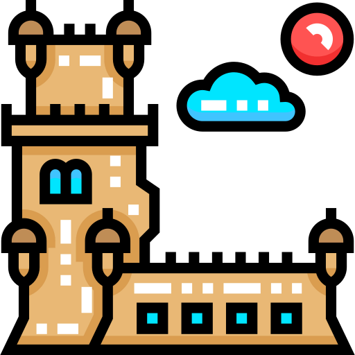 Belem tower icon