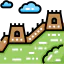 Great wall of china icon 64x64