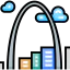 Gateway arch icon 64x64