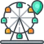 Ferris wheel icon 64x64