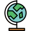Earth globe icon 64x64