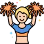 Female cheerleader icon 64x64