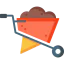 Wheelbarrow icon 64x64