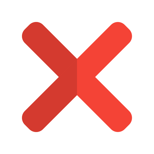 Crossed icon