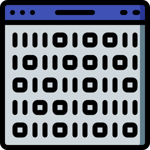 Binary code icon
