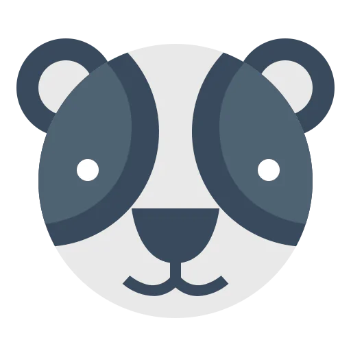 Panda bear icon