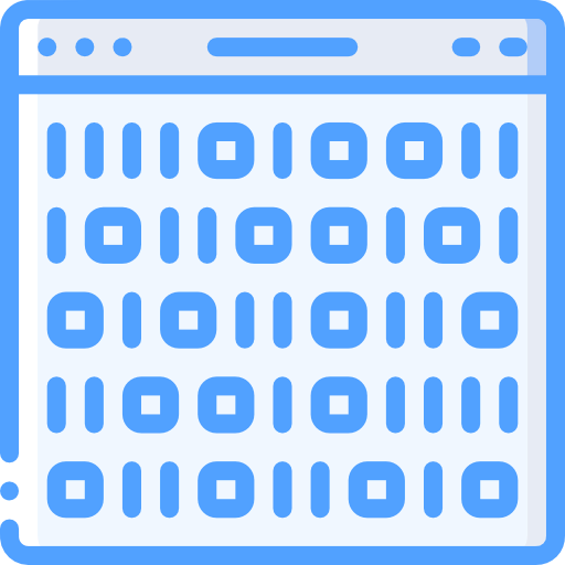 Binary code icon