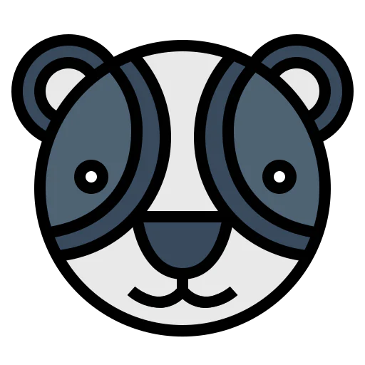 Panda bear icon