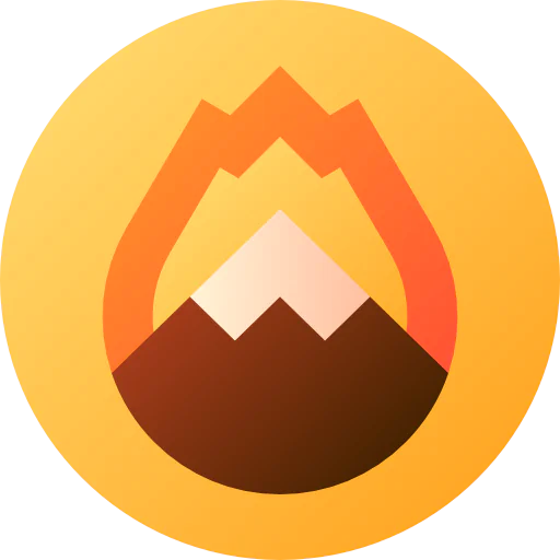 Forest fire icon