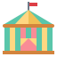 Цирковая палатка иконка 64x64