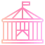 Цирковая палатка иконка 64x64