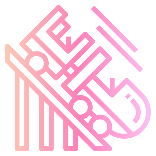 Roller coaster icon