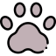 Paw print icon 64x64