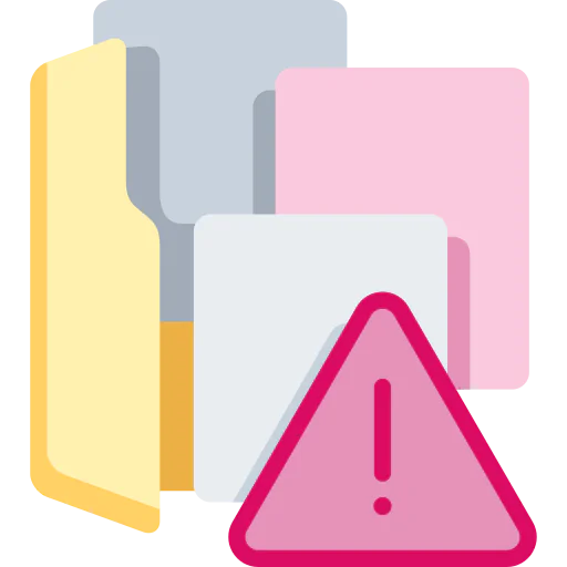 Security breach icon