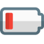 Low battery level ícono 64x64