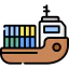 Cargo boat Symbol 64x64