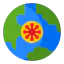Globe icon 64x64