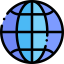 Earth grid icon 64x64