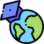Earth globe 상 64x64