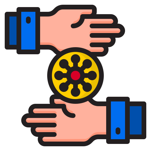 Touching icon