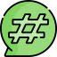 Hashtag Symbol 64x64
