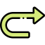 Turn right icon 64x64