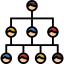 Hierarchical structure icon 64x64